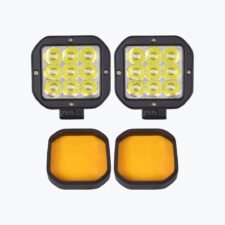 HJG 9 LED Fog Light with Yellow Cap Premium