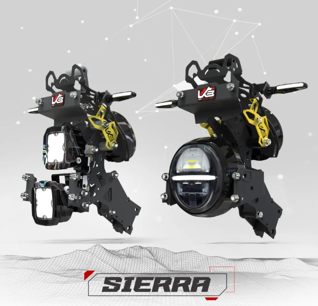 SIERRA RALLY TOWER HIMALAYAN 450 - STOCK HEADLIGHT MOUNTING_1